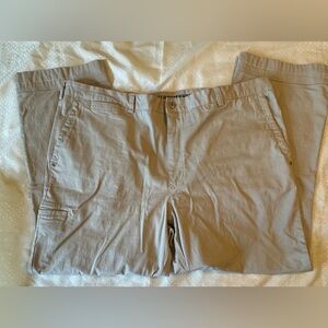 Duluth Trading Co Flex Ballroom Khakis Mens 46 x 31
 Work Pants Khaki
